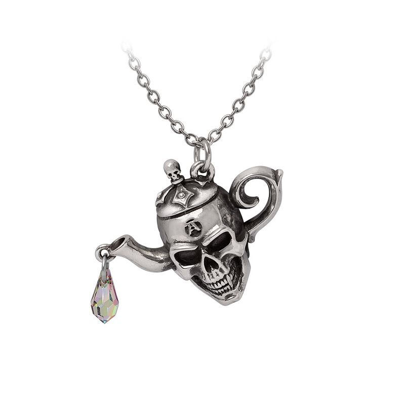 Alchemy Gothic - Gothic Halskette - Poison Brew Teapot - silberfarben