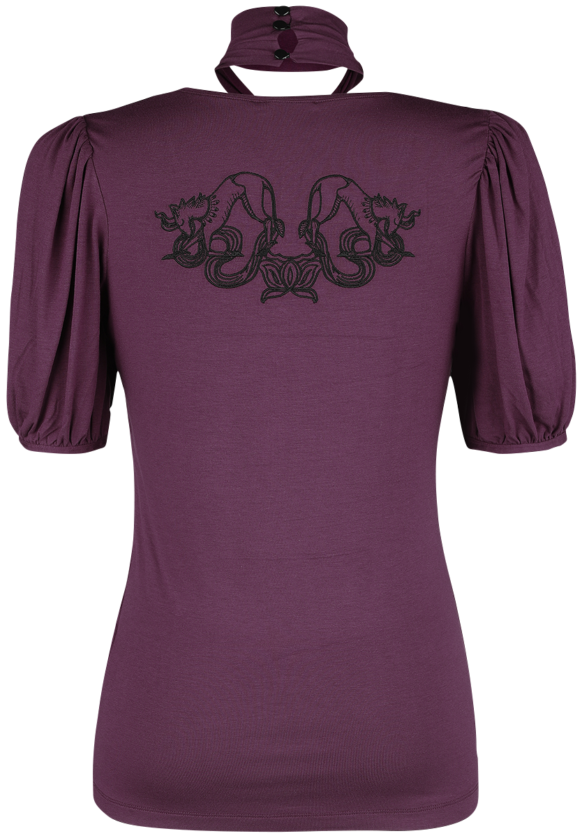 Phantastische Tierwesen Bluse - Phantastische Tierwesen 3 - Queenie - S bis M - für Damen - Größe S - beere  - EMP exklusives Merchandise!