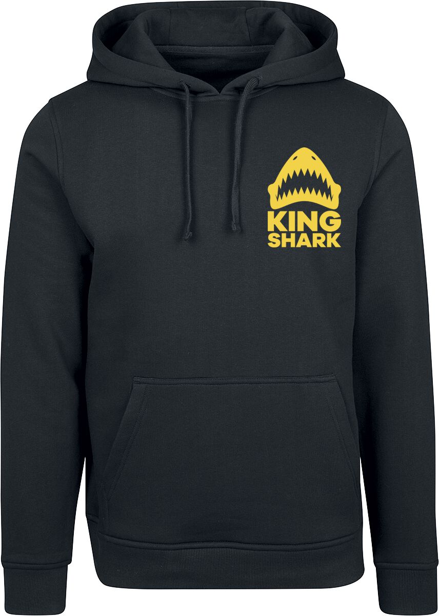 Levně Suicide Squad King Shark Mikina s kapucí černá