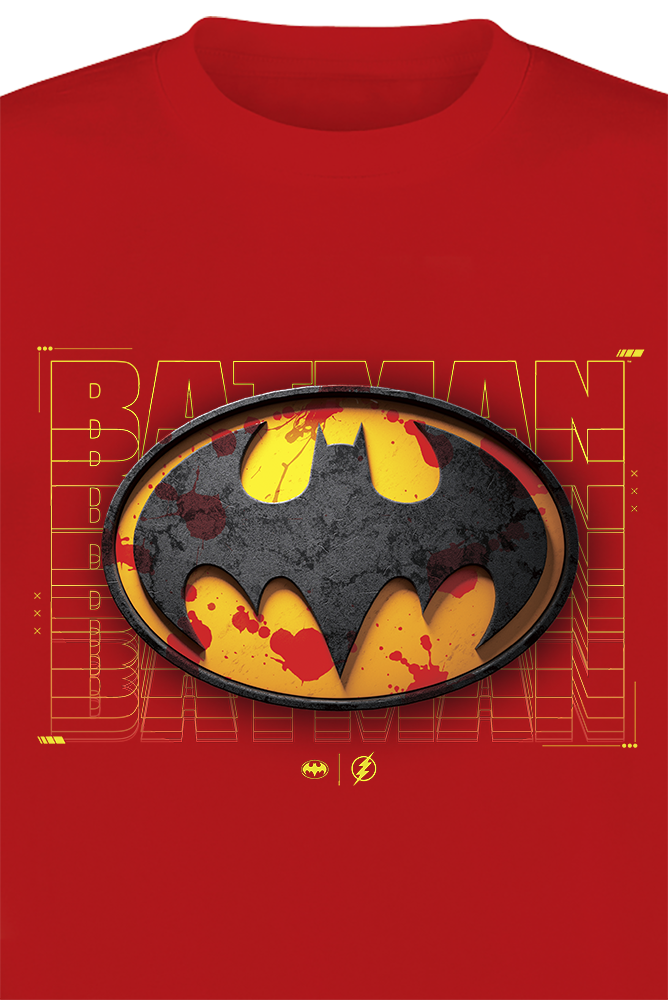 The Flash - DC Comics T-Shirt - Batman - Red Splatter - S bis L - für Männer - Größe L - rot  - Lizenzierter Fanartikel