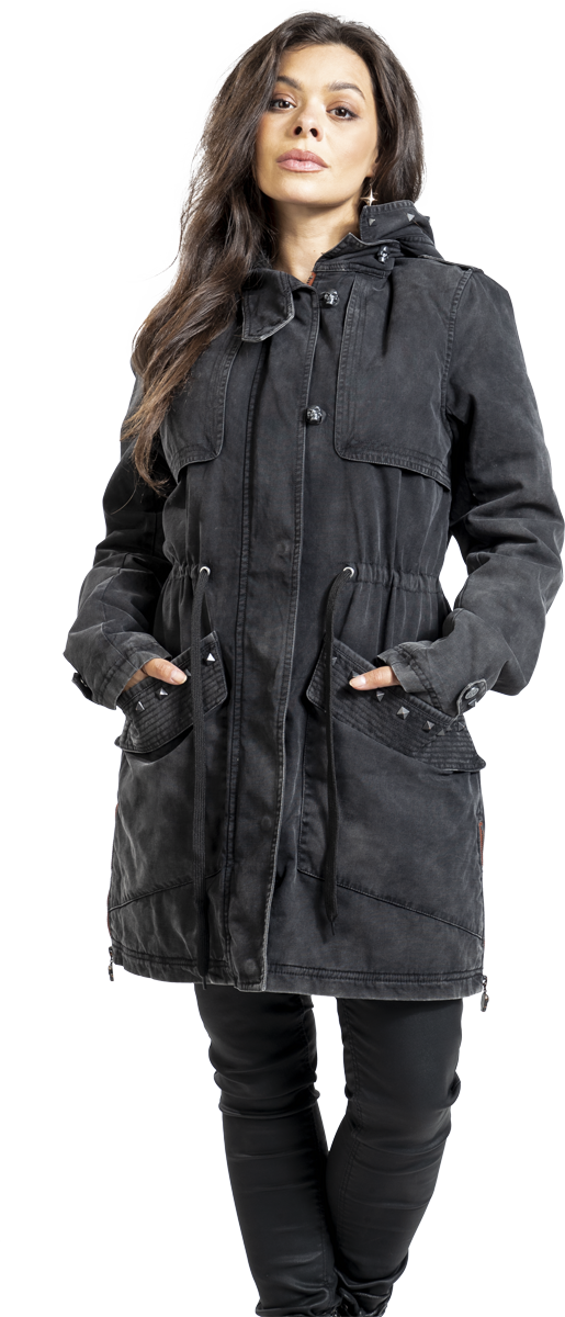 4068143253208 - Rock me hard Übergangsjacke grau in M 4068143253208 - Rock me hard Übergangsjacke grau in M