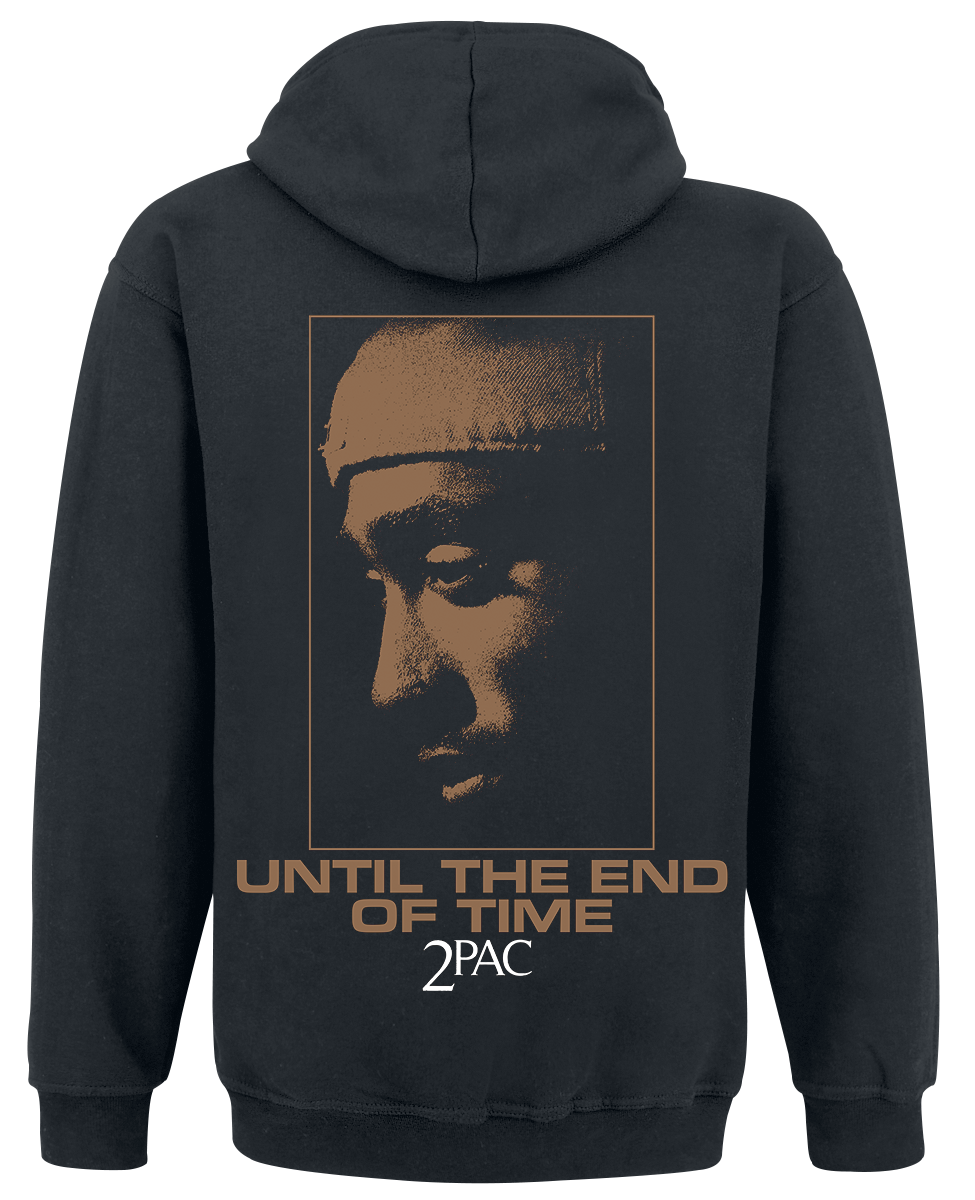 Tupac Shakur Until The End Of Time Kapuzenpullover schwarz