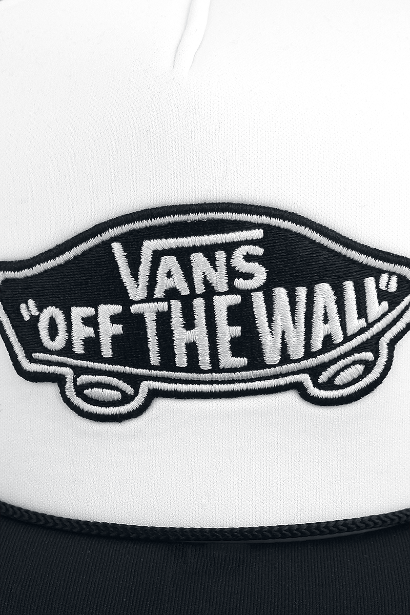 Vans Classic Patch Cap weiß schwarz