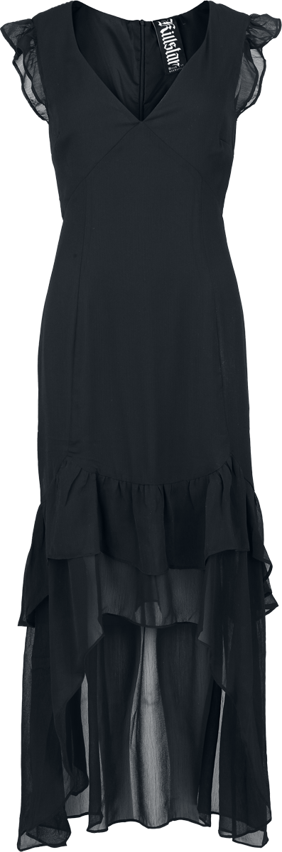 Killstar Gothic Maxi Dress - Forest Fable - Misty Hollow Maxi Dress - for Women - black