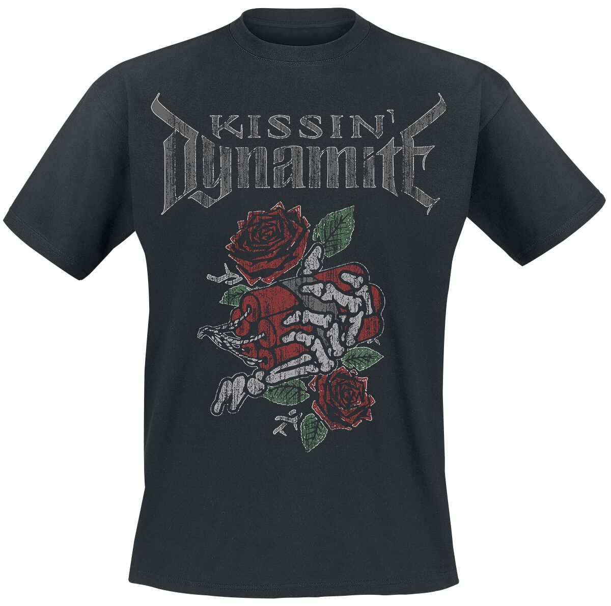 Image of Kissin' Dynamite Dynamite Skull T-Shirt schwarz