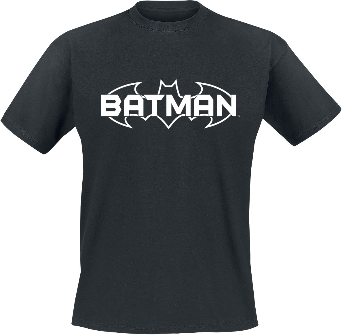 Batman Bat Outline T-Shirt schwarz Batman Bat Outline T-Shirt schwarz