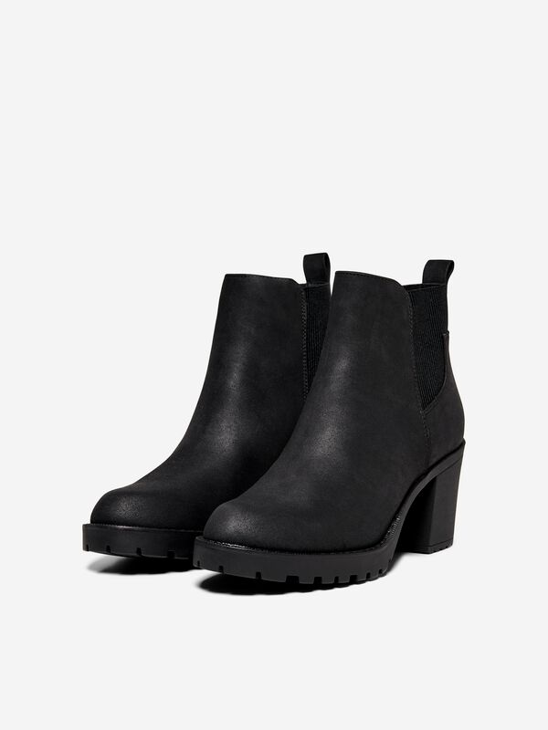 Only Stiefel - ONLBARBARA HEELED BOOTIE NOOS - EU36 bis EU41 - für Damen - Größe EU37 - schwarz