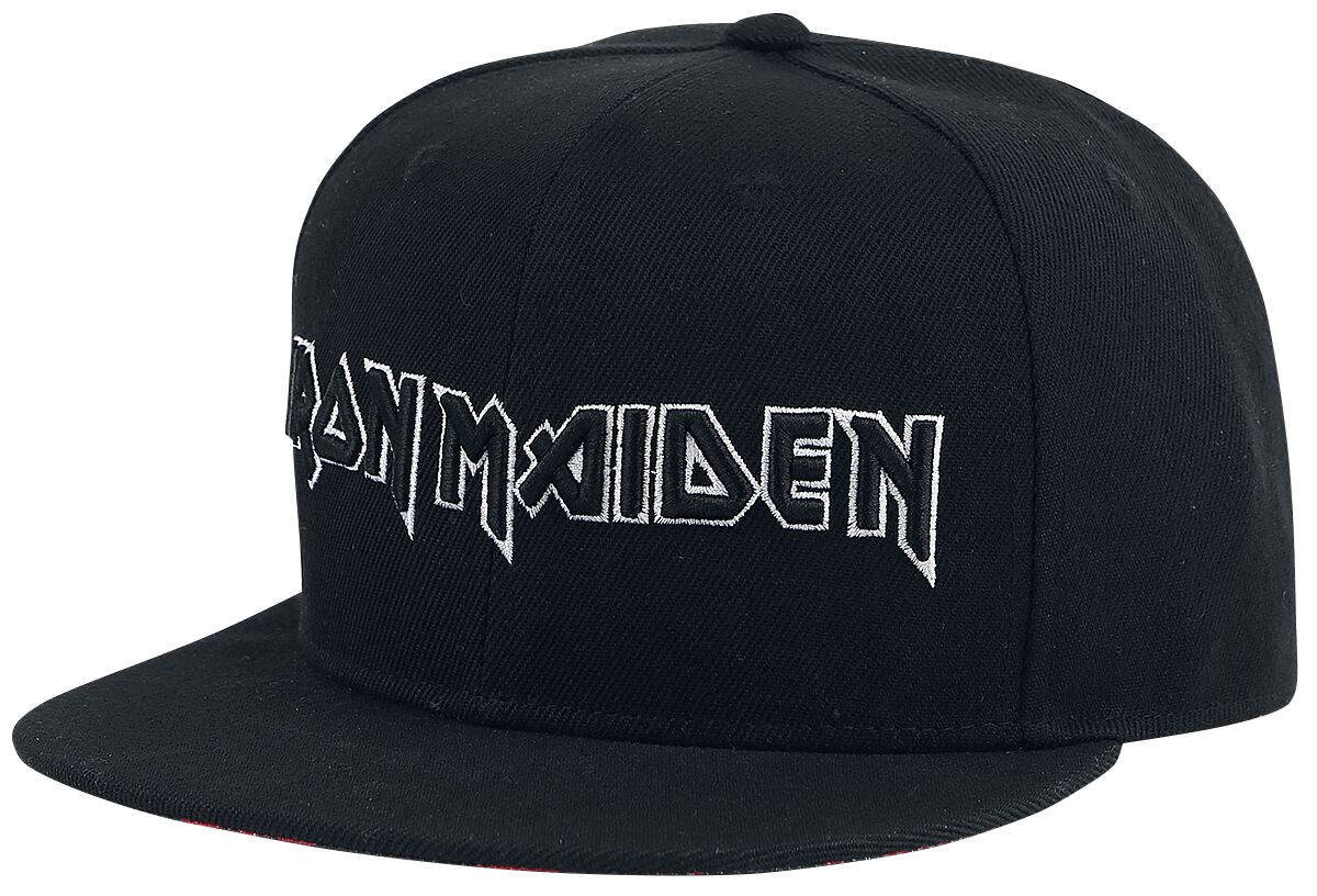 Iron Maiden Logo Cap schwarz