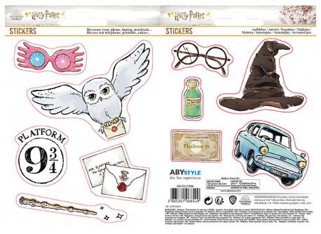 Image of Harry Potter Magical Objects Aufkleber-Set multicolor