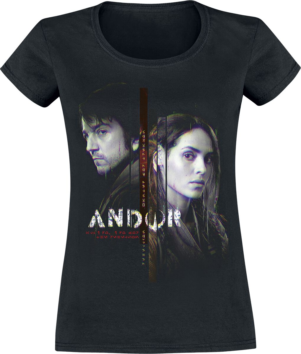 T-Shirt Manches courtes de Star Wars - Andor - S à XXL - pour Femme - noir