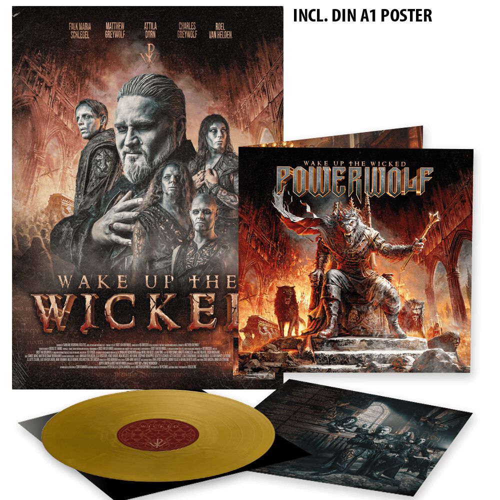 Wake Up The Wicked von Powerwolf - LP (Coloured, Gatefold, Limited Edition)