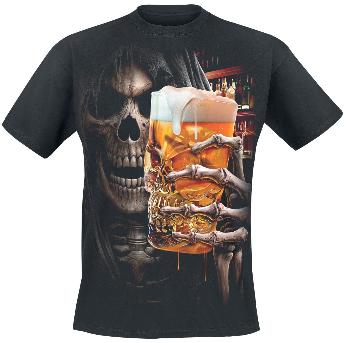 Spiral - Gothic T-Shirt - Live Loud - M bis 4XL - für Männer - Größe 4XL - schwarz