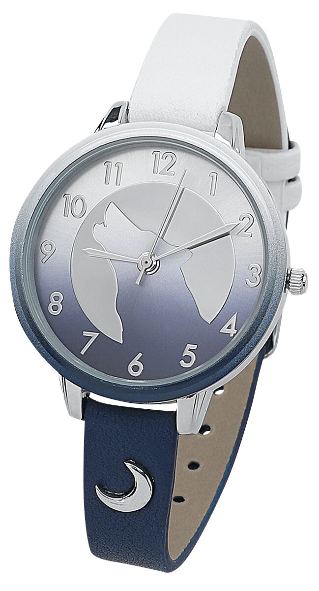Wolfsheulen Armbanduhren blau weiß  - Onlineshop EMP