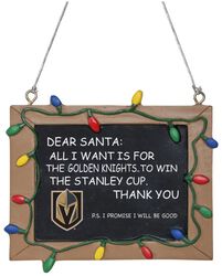 Vegas Golden Knights - Tafelschild, NHL, Weihnachtskugeln