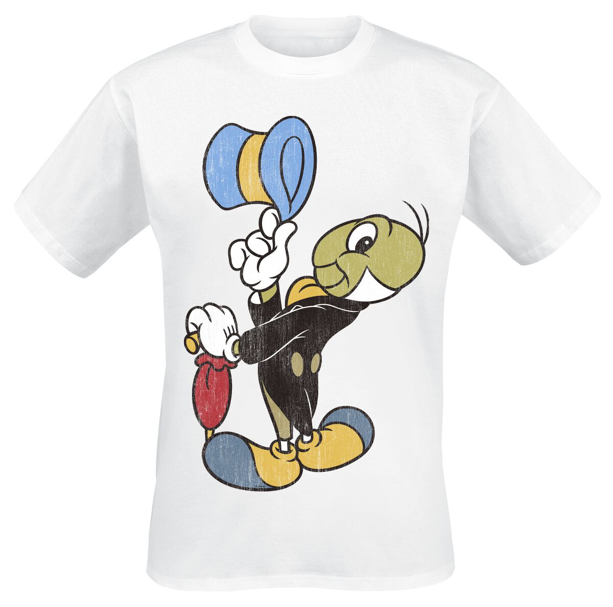 Pinocchio Jiminy Cricket T-Shirt white