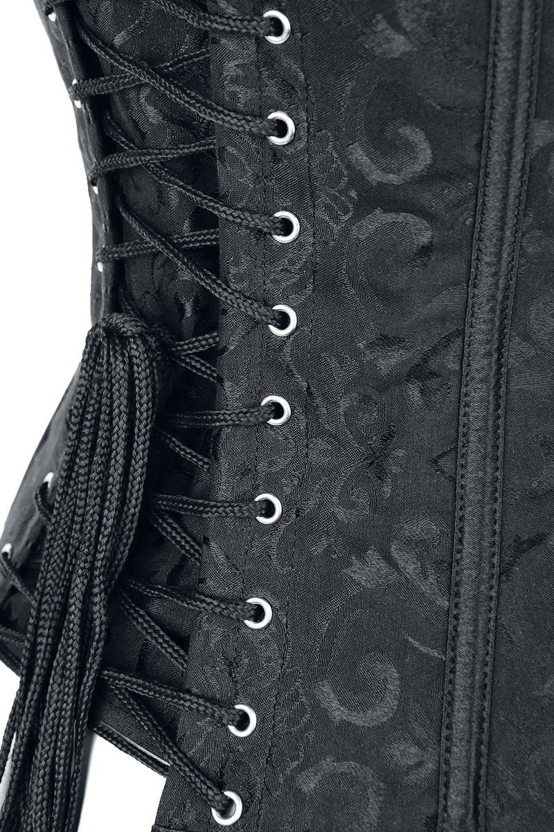 Bedroom Stories Crest Korsage schwarz