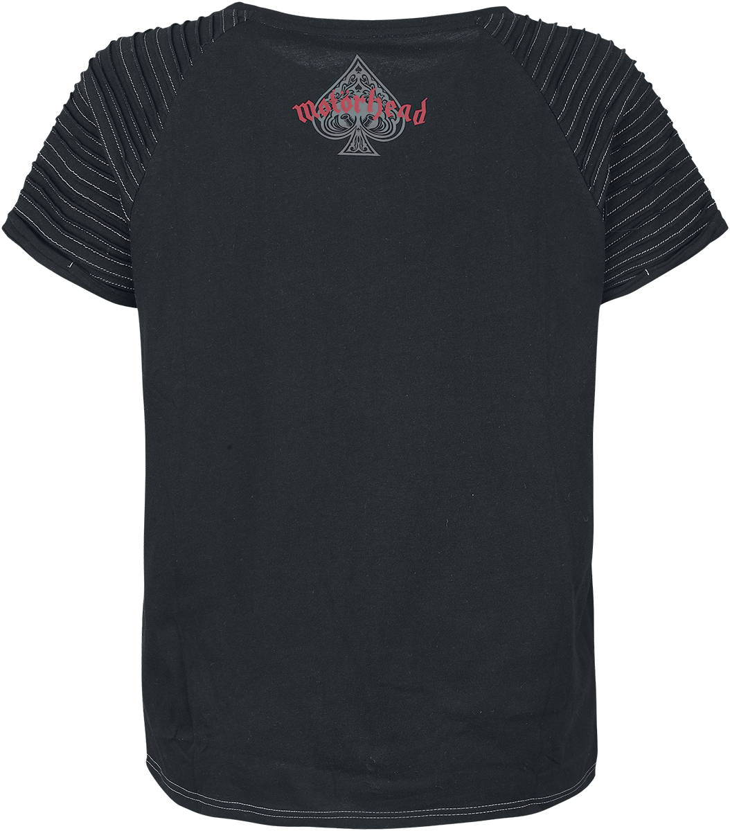 Motörhead T-Shirt - EMP Signature Collection - S bis M - für Damen - Größe M - schwarz  - EMP exklusives Merchandise!