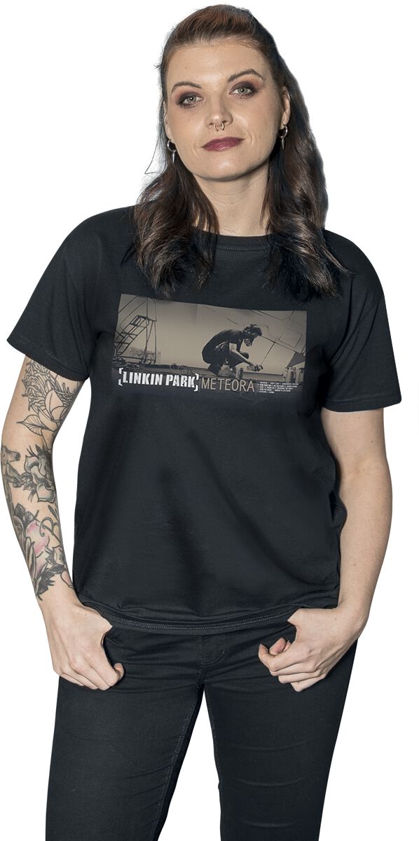 Linkin Park Meteora Drip Collage Damen T-Shirt - Offiziell Lizenzierte