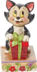 Festive Feline - Figaro Christmas Figurine, Pinocchio, Sammelfiguren