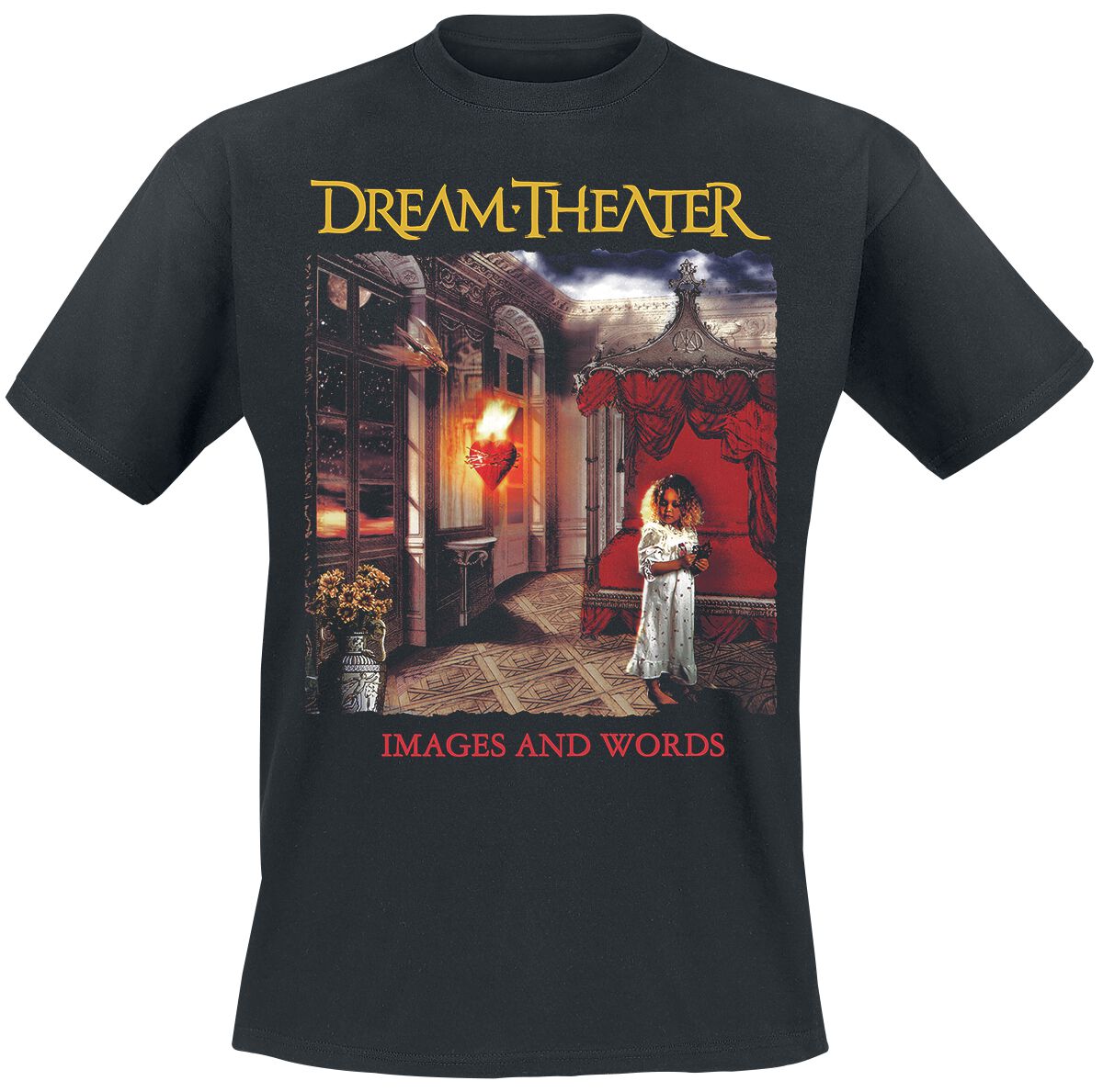 Dream Theater T-Shirt - Images & words - S bis XXL - für Männer - Größe M - schwarz  - Lizenziertes Merchandise!