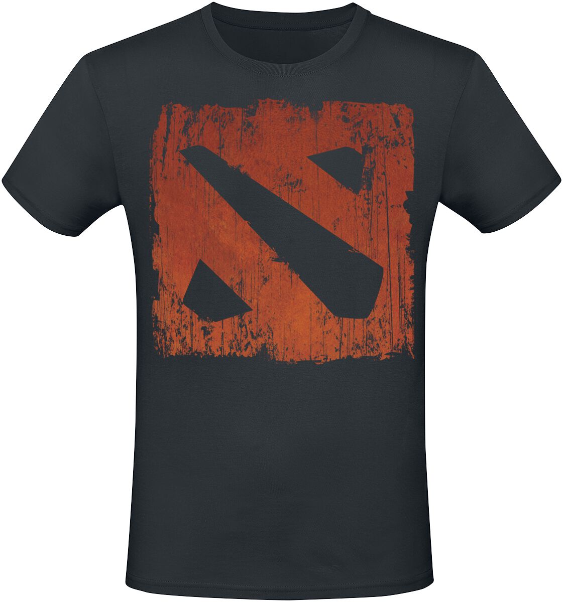 DOTA 2 Logo T-Shirt schwarz in XXL