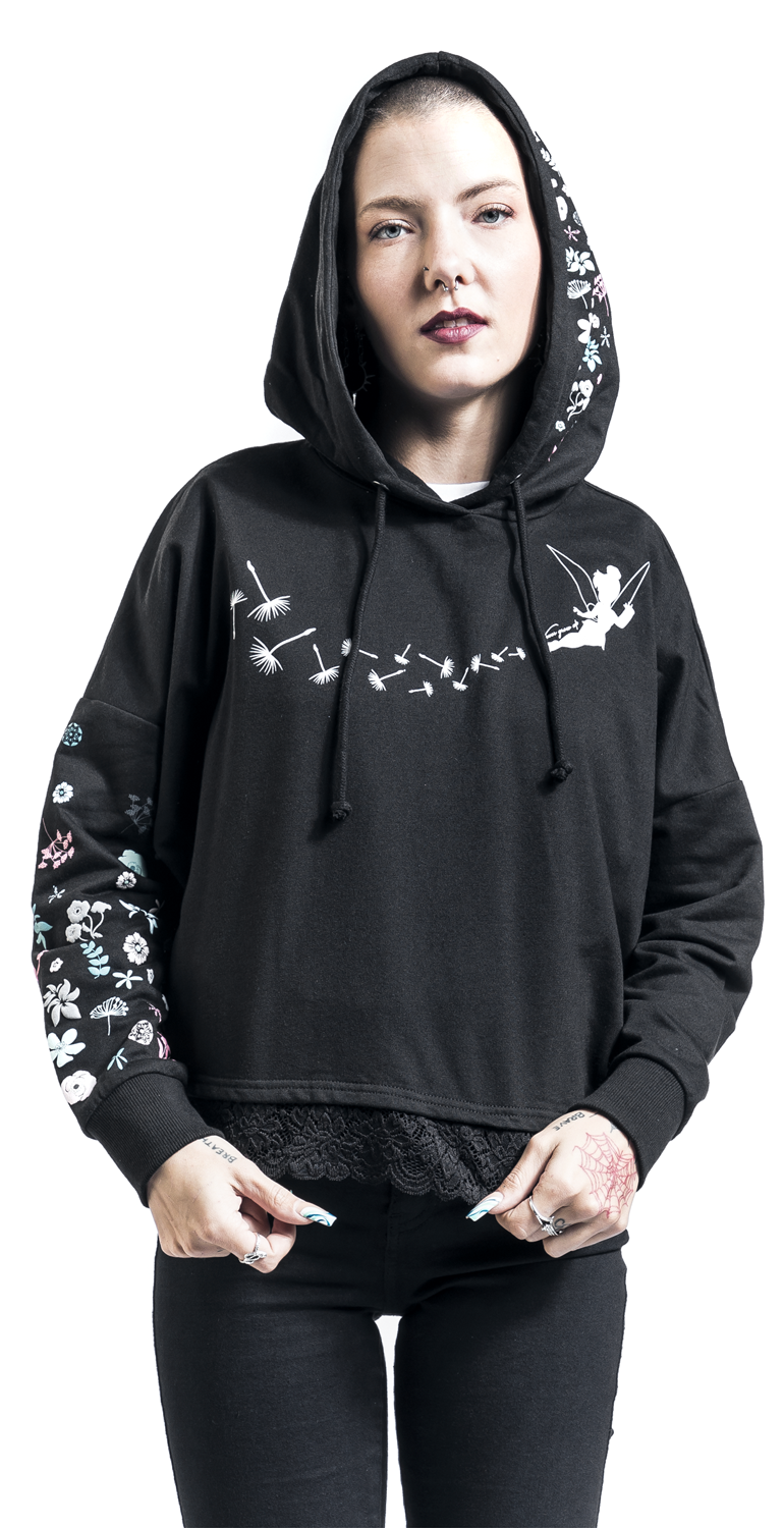 Peter Pan Tinker Bell Kapuzenjacke schwarz