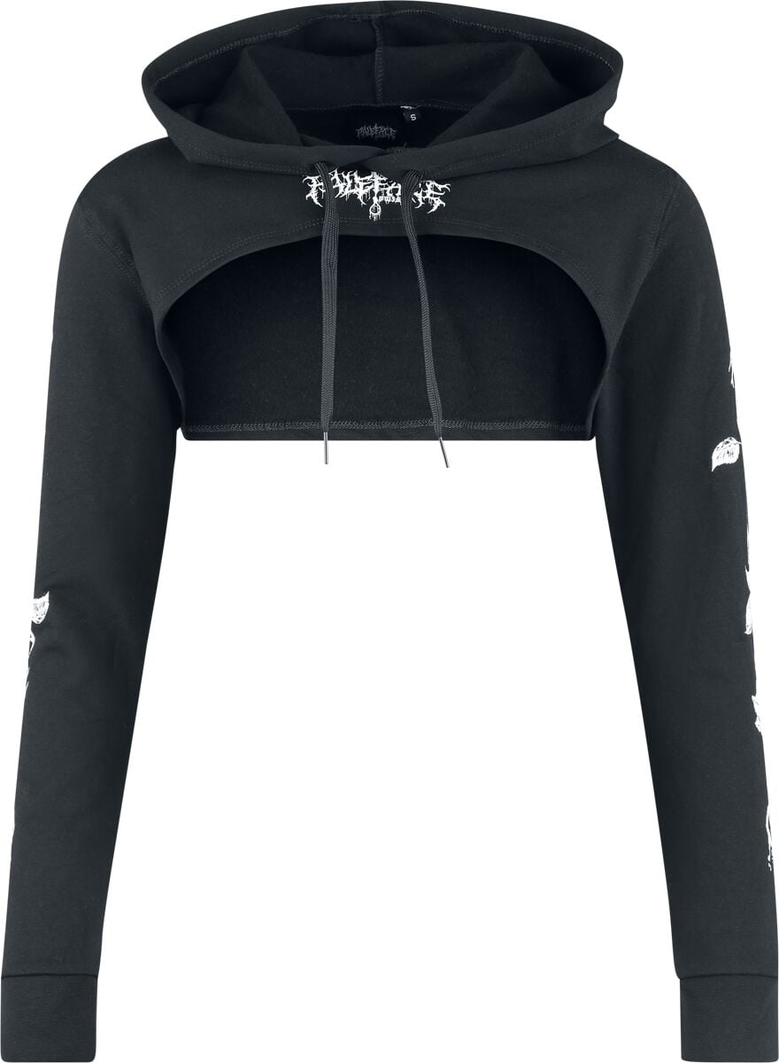 Sweatshirt - Sleeve Roses - S bis XXL - für Damen - Größe XXL - schwarz - EMP exklusives Merchandise! - Frauen - female