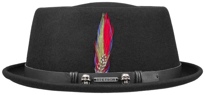 Stetson Hut - Pork Pie Woolfelt - schwarz