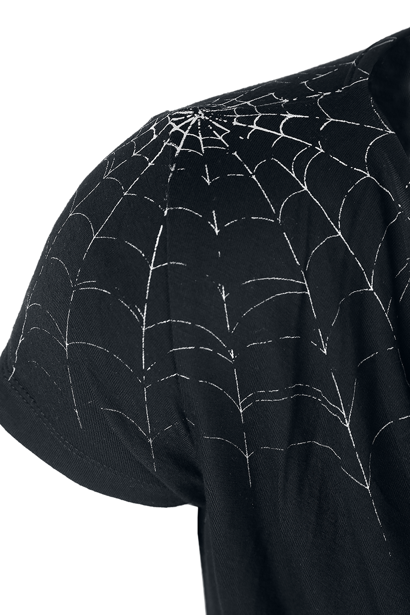 Thumbnail - Gothicana by EMP Emma T-Shirt schwarz in XXL