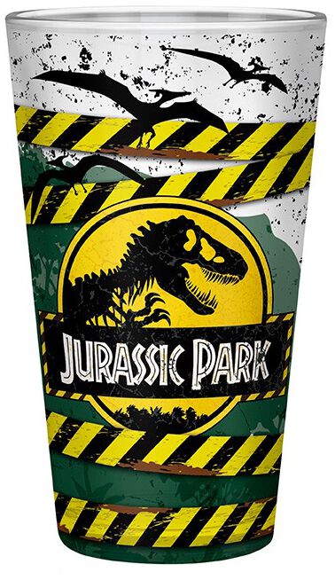 3665361048220 - Danger High Voltage Trinkglas multicolor