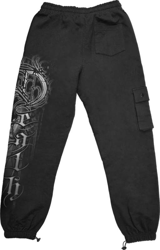 5056711237452 - Death forever - Casual Cargo Joggers Trainingshose schwarz in M 5056711237452 - Death forever - Casual Cargo Joggers Trainingshose schwarz in M