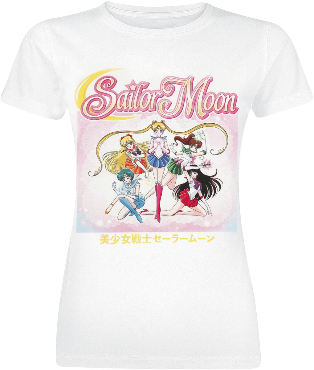 Sailor Moon Landscape T-Shirt white