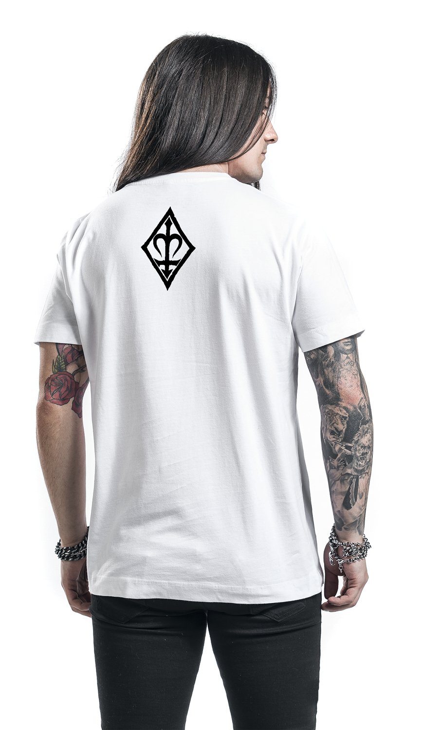 Cradle Of Filth Dani Make Up T-Shirt weiß