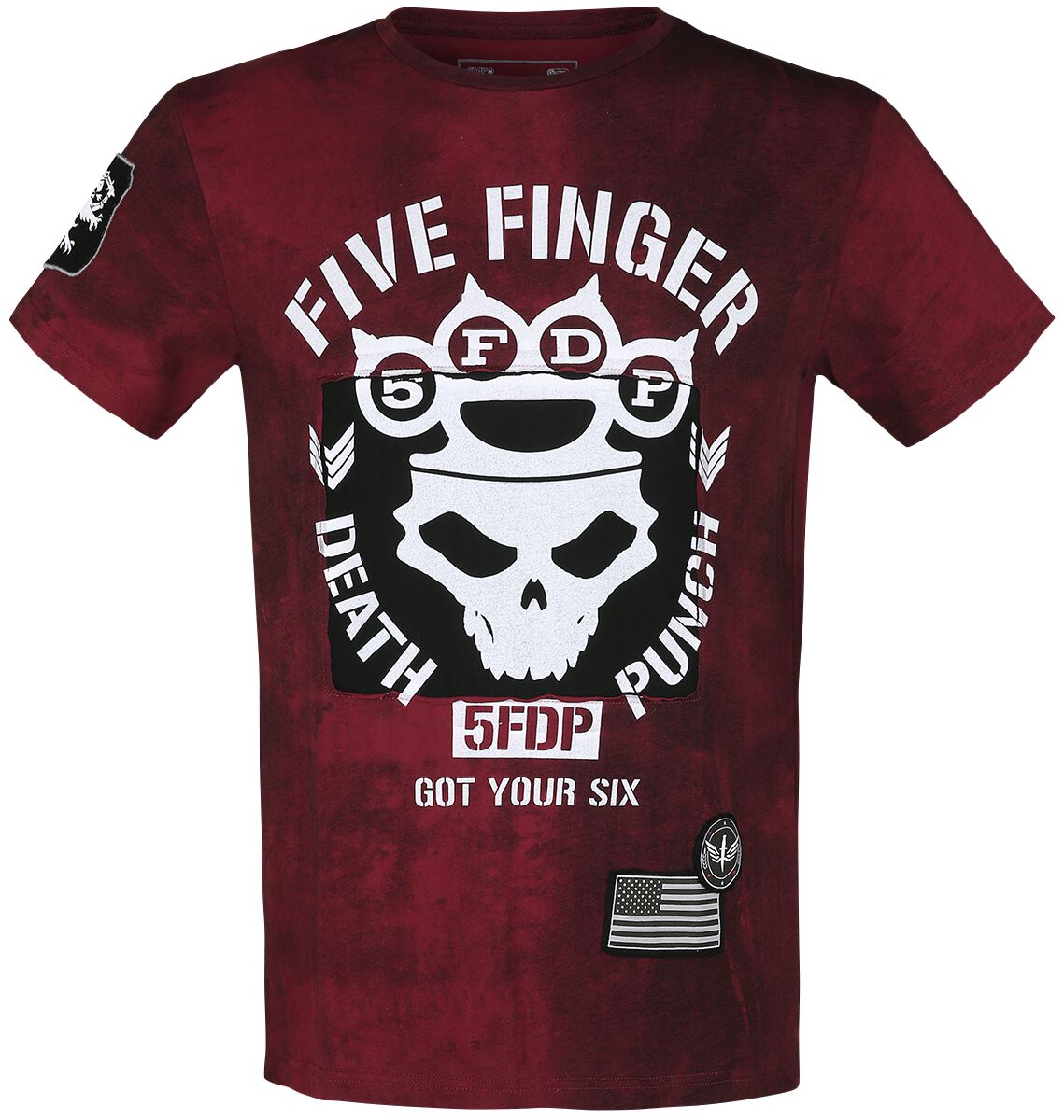 Image of Five Finger Death Punch EMP Signature Collection T-Shirt rot/schwarz