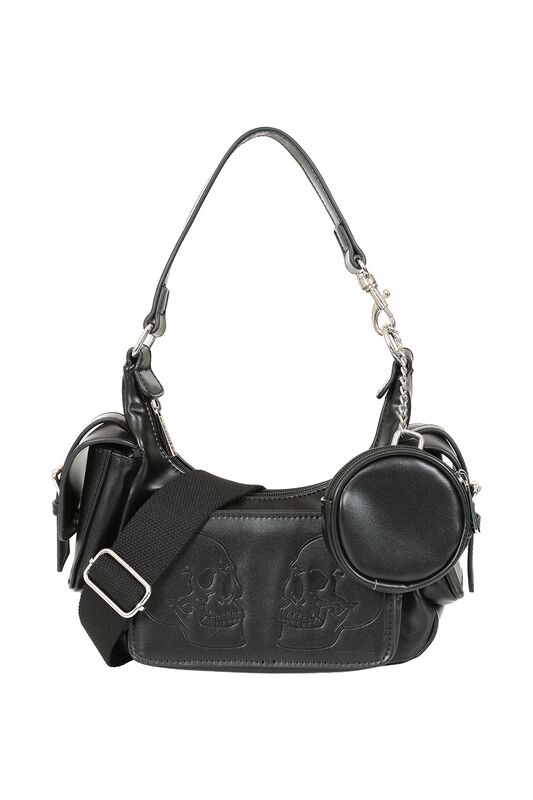 5059075498903 - Twin Terror Shoulder Bag Umhängetasche schwarz