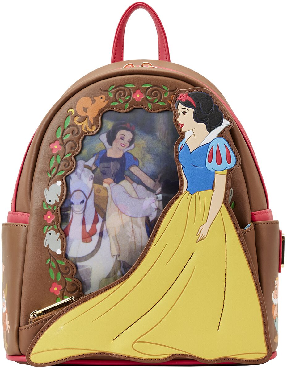 Mini Sac À Dos Disney de Blanche-Neige Et les Sept Nains - Loungefly - Lenticular Princess - pour Fe