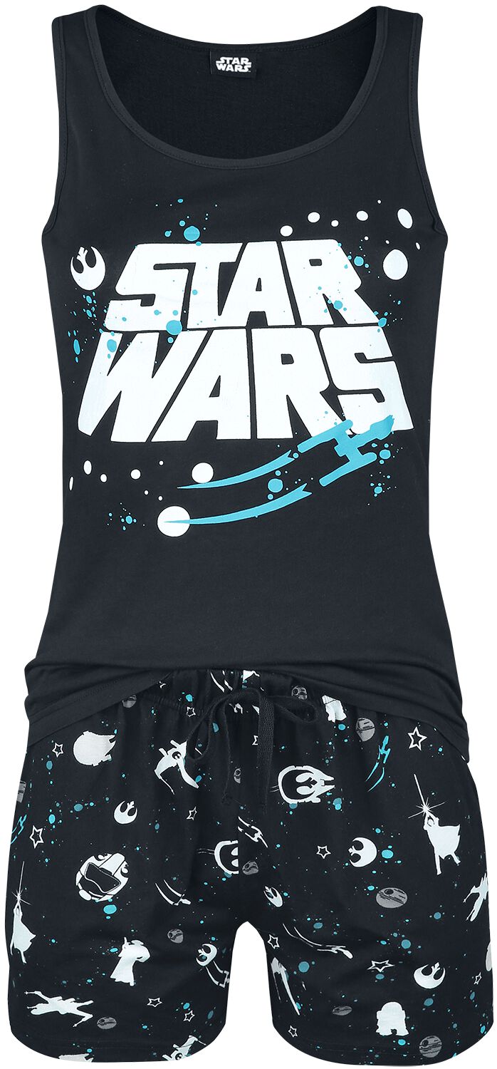 Star Wars Light Side Space Pyjama black