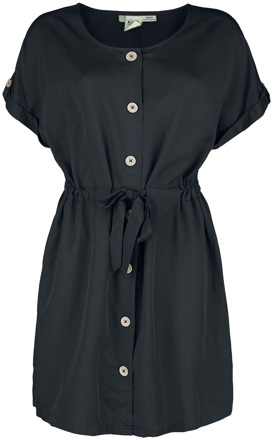 Ragwear Purah Mittellanges Kleid schwarz – 14.29% Rabatt