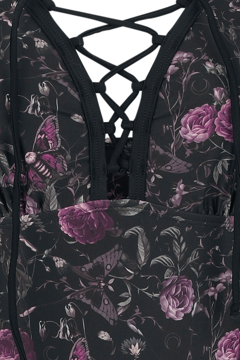 Thumbnail - Gothicana by EMP Mystical Woods Badeanzug multicolor in XL