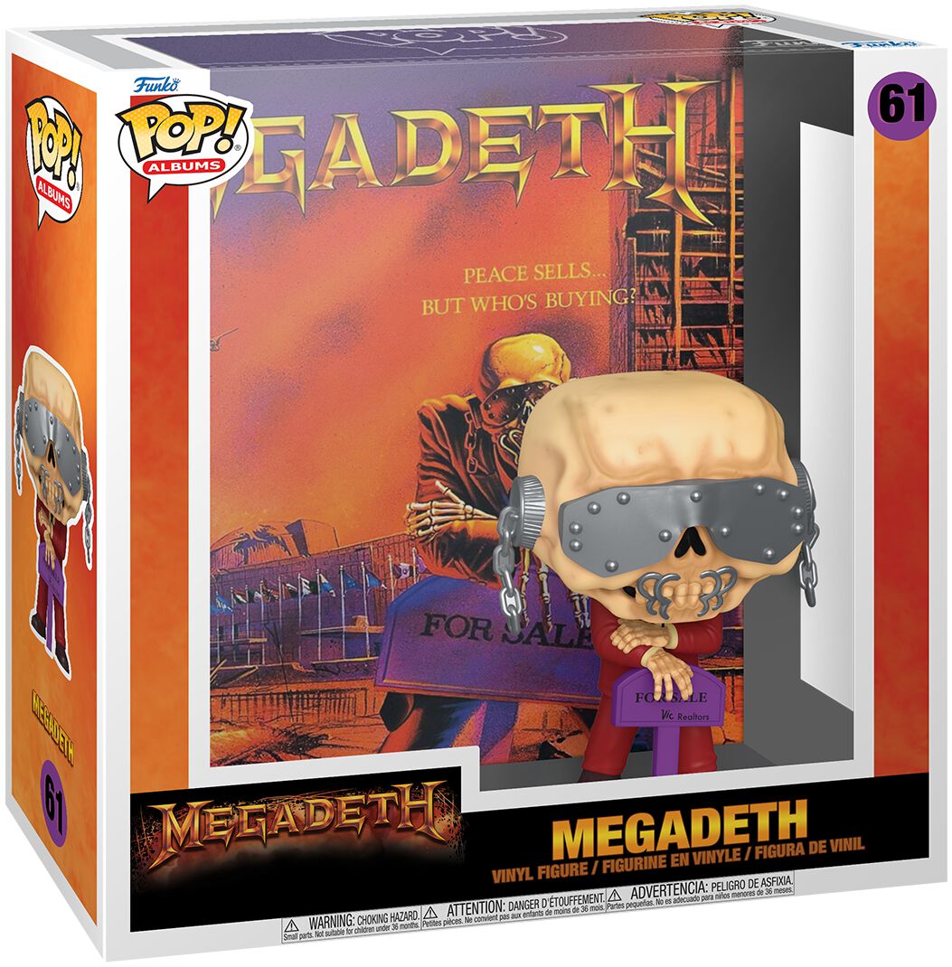 Levně Megadeth Peace sells... but Who's buying? (Pop! Albums) Vinyl Figur 61 Sberatelská postava vícebarevný