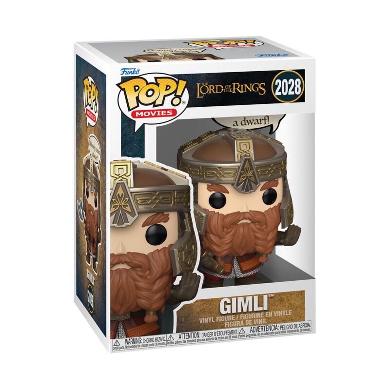 Der Herr der Ringe - Gimli (Pop Sayings) Vinyl Figur 2028 - Funko Pop! Figur - Funko Shop Deutschland - Lizenzierter Fanartikel