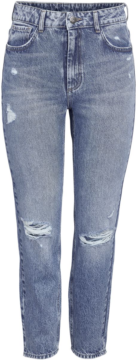 Image of Jeans di Noisy May - NMMoni HW ST ank dest RGD A7375 MB S - W25L30 a W30L32 - Donna - blu