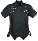Studs Shirt, Gothicana by EMP, Kurzarmhemd