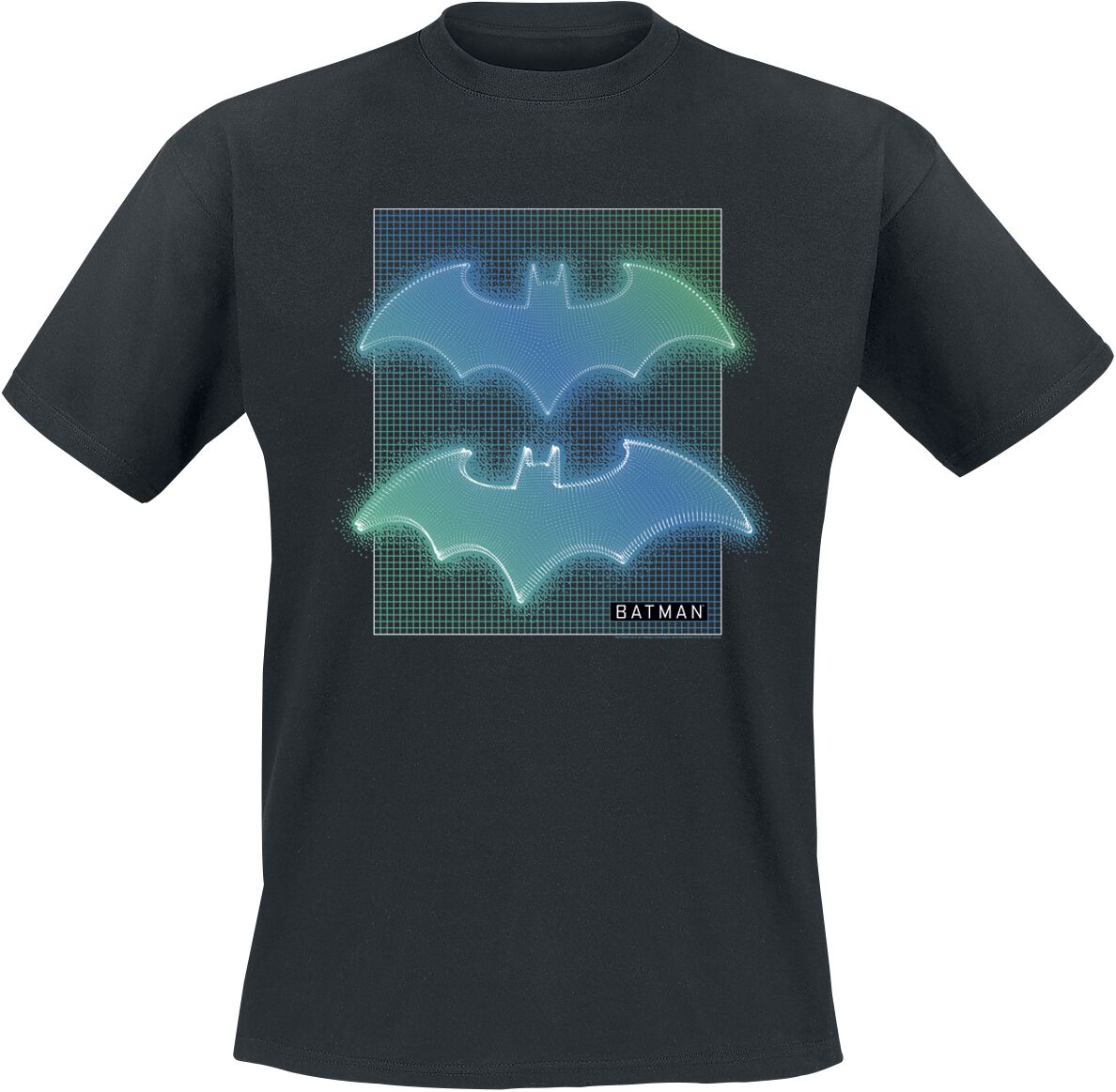 Batman Grid gradient T-Shirt black