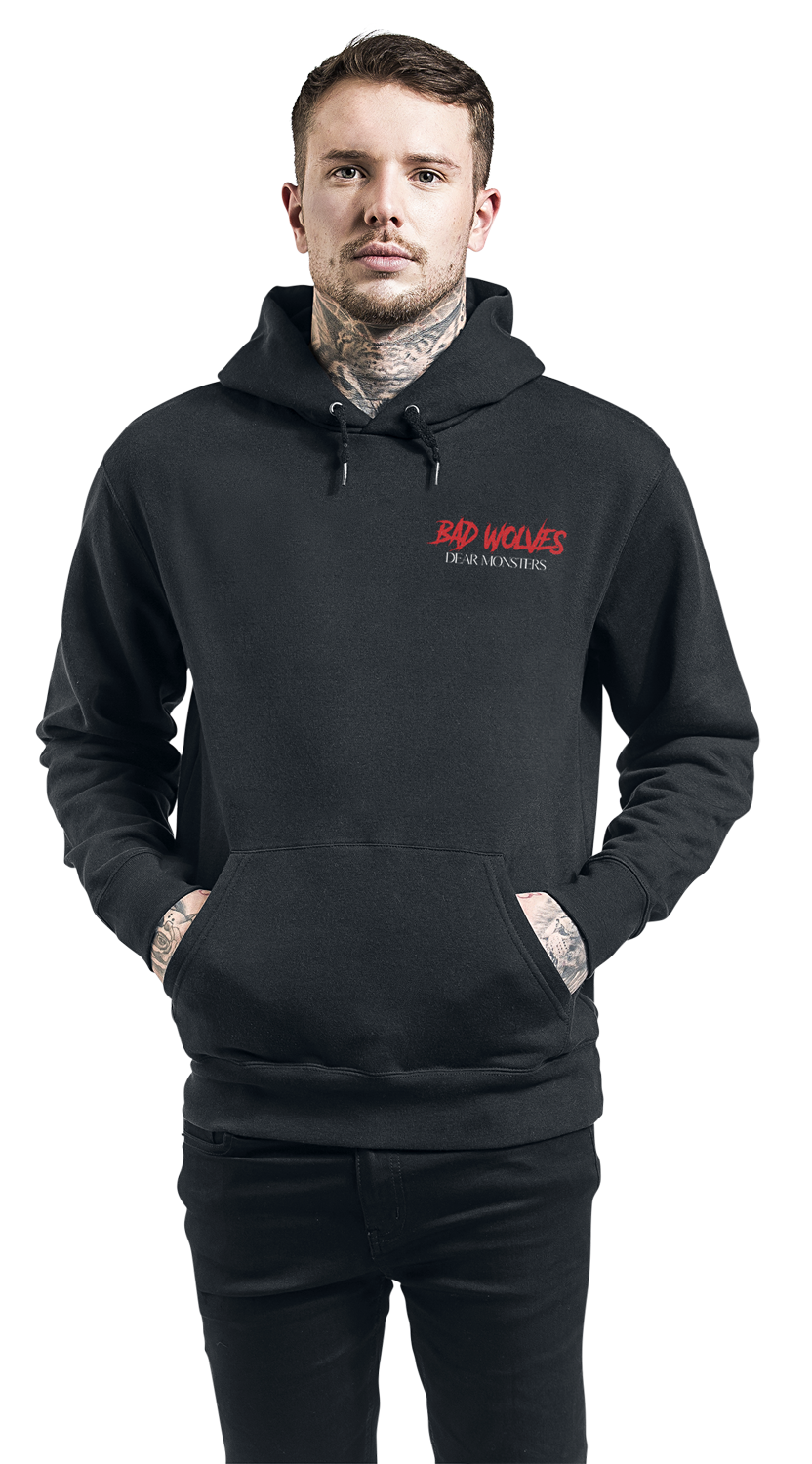 Bad Wolves Dear Monsters Album Kapuzenpullover schwarz