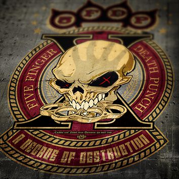 Five Finger Death Punch A decade of destruction CD multicolor
