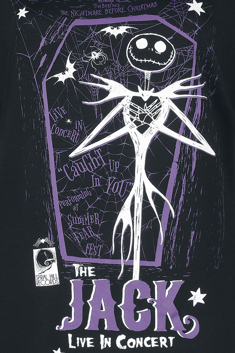 The Nightmare Before Christmas Jack Live In Concert Langarmshirt schwarz