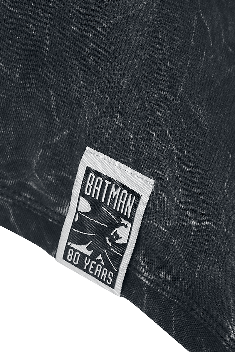 Batman Bat-Logo T-Shirt dunkelgrau