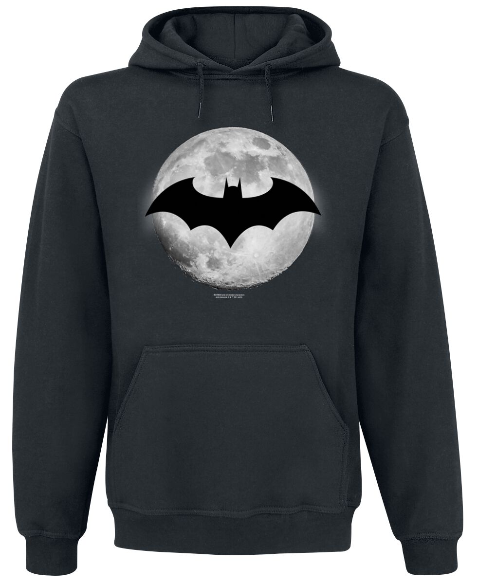 Image of Felpa con cappuccio di Batman - Logo - Moonshine - S a XXL - Uomo - nero