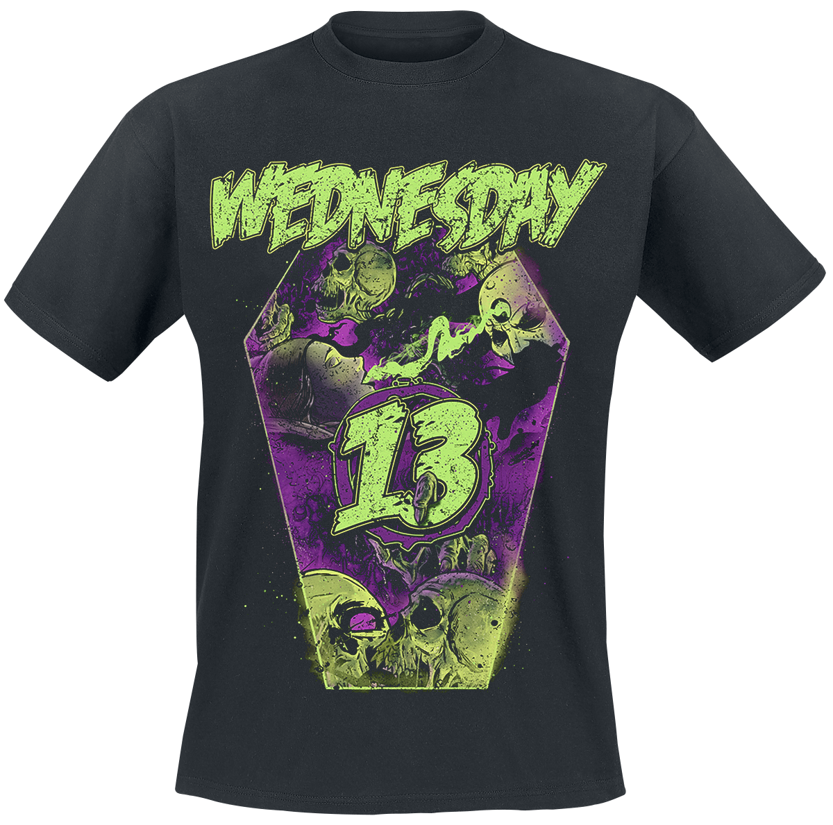 Wednesday 13 - Coffin - T-Shirt - black image